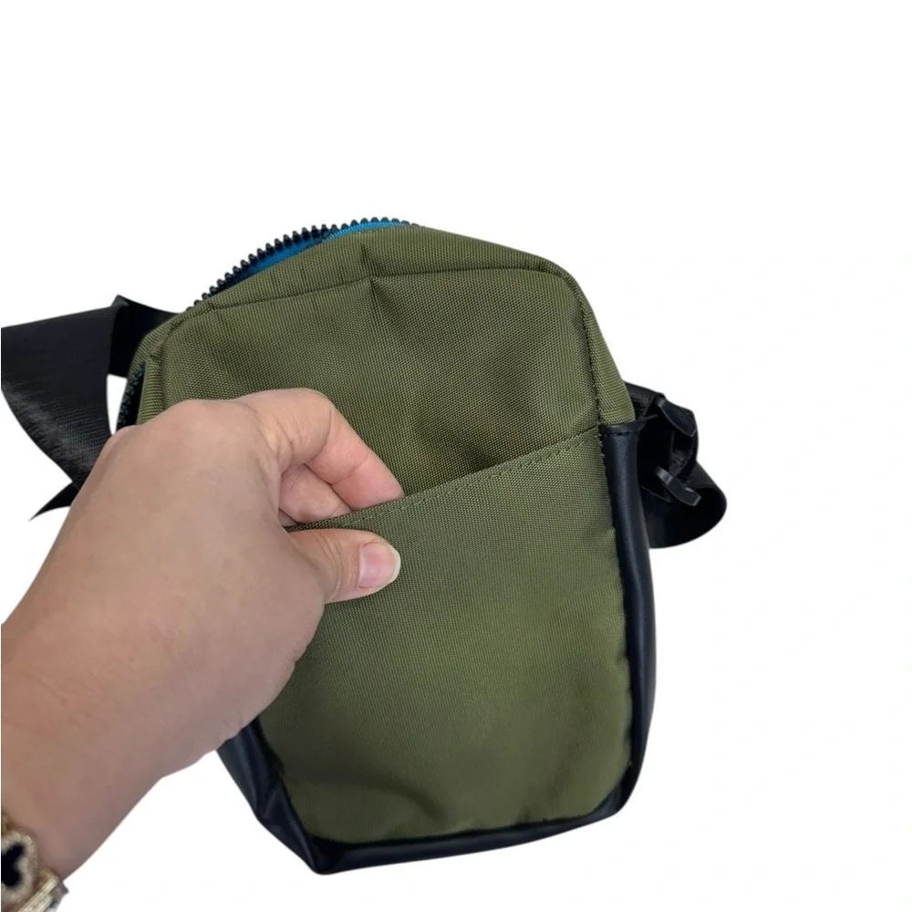 True Religion .Olive and Black Crossbody Bag